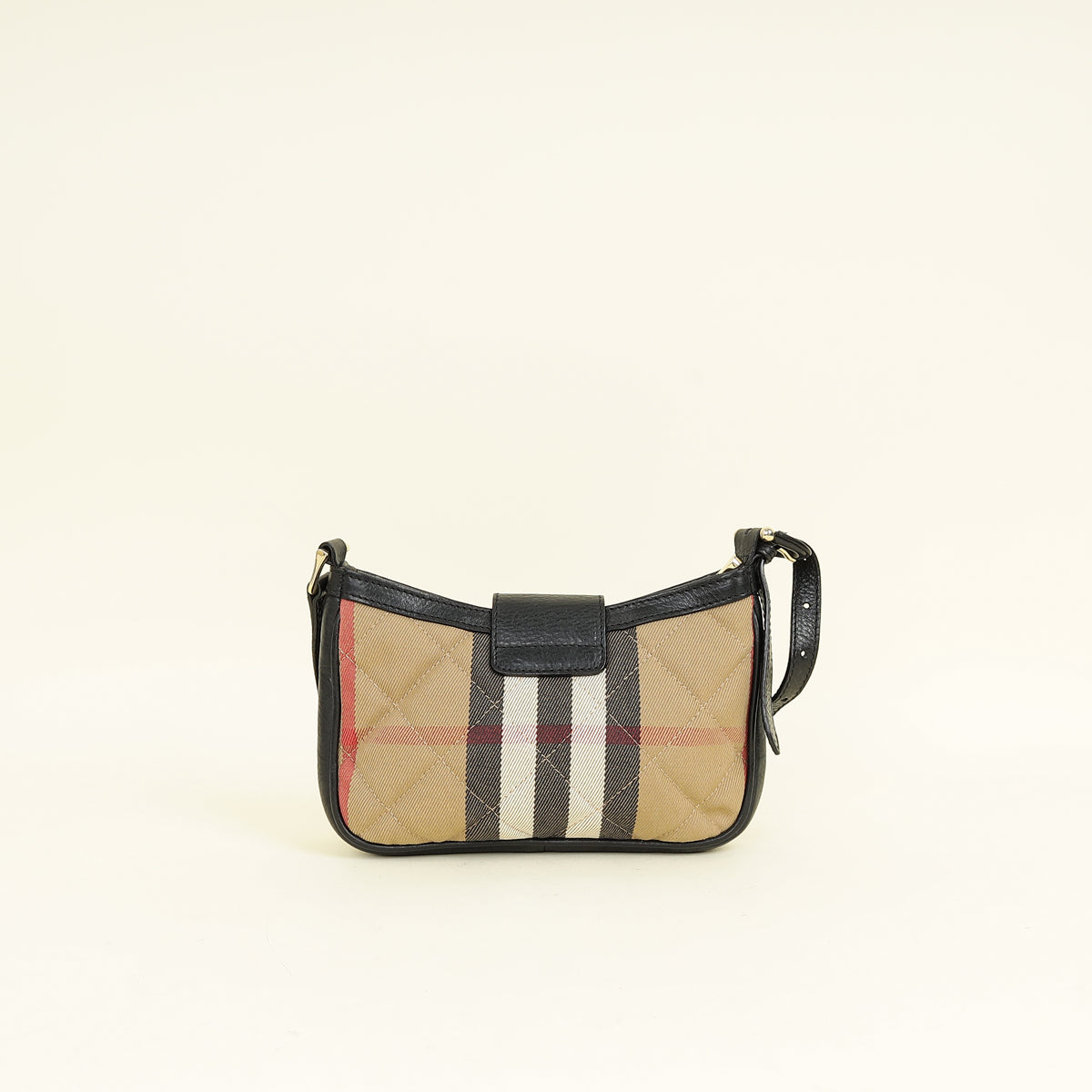 Burberry Bicolor House Check Sophie Bag