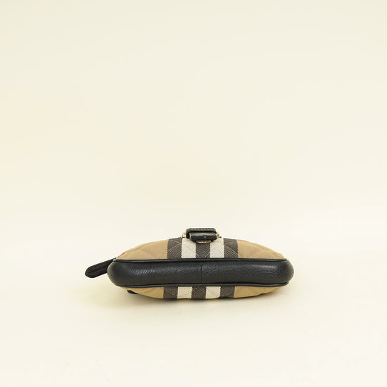 Burberry Bicolor House Check Sophie Bag