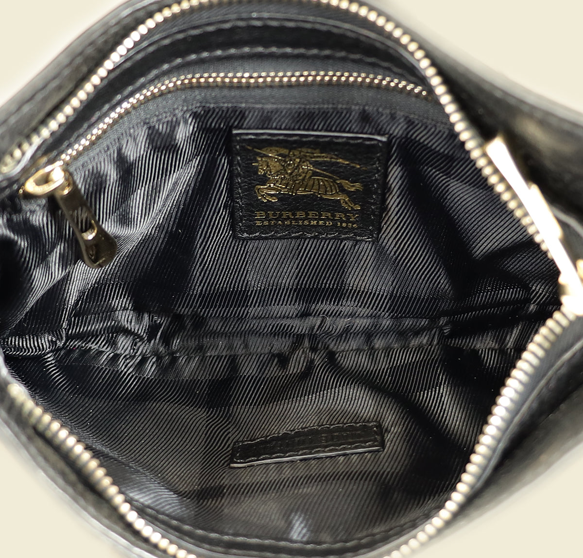 Burberry Bicolor House Check Sophie Bag