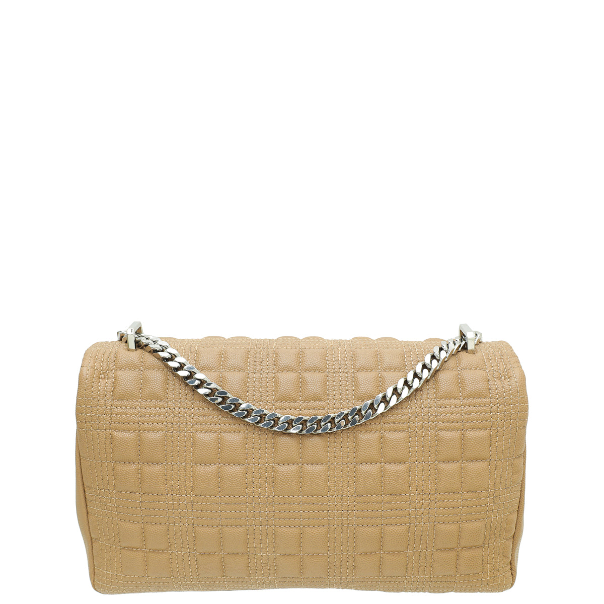 Burberry Camel Quilted Lola Chain Medium Bag-Burberry-THE CLOSET