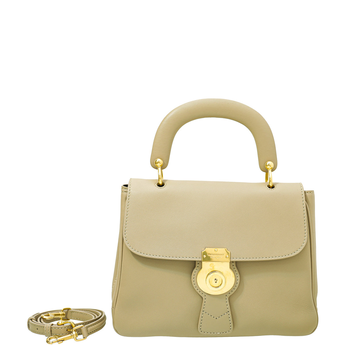 Burberry Beige DK88 Top Handle Bag-Burberry-THE CLOSET