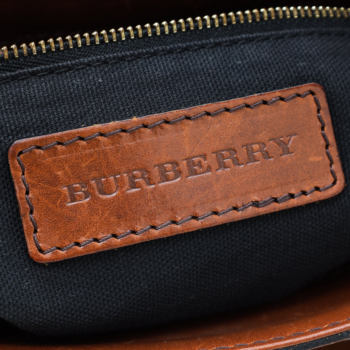 Burberry Brown Bridle Dutton Hobo Bag