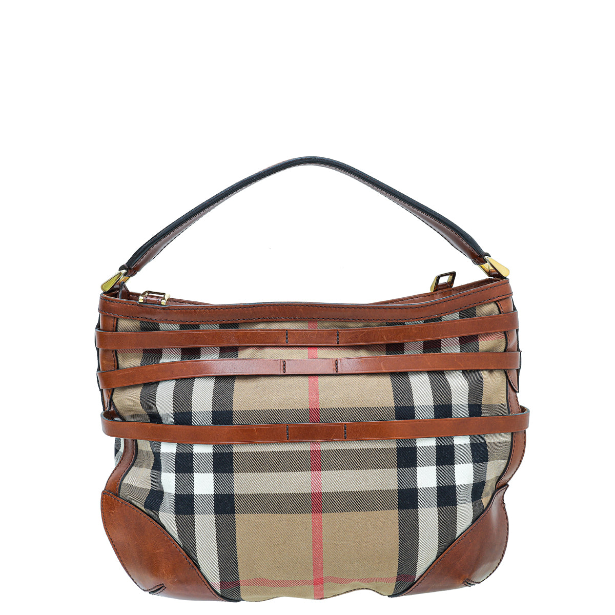 Burberry Brown Bridle Dutton Hobo Bag