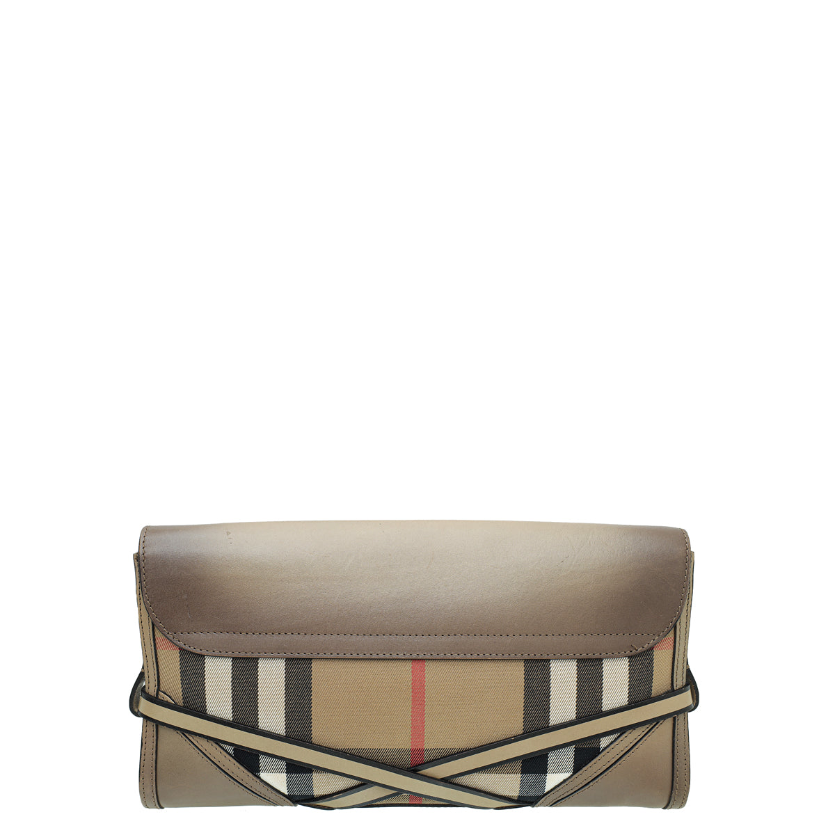 Burberry Bicolor Bridle House Check Abbott Crossbody Bag-Burberry-THE CLOSET