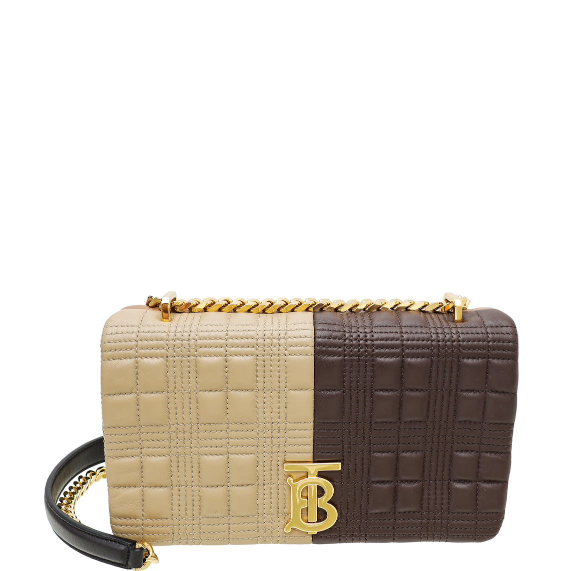 Burberry Colorblock Quilted Small Lola Chain Bag-Burberry-THE CLOSET