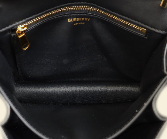 Burberry Black TB Logo Flap Small Bag-Burberry-THE CLOSET