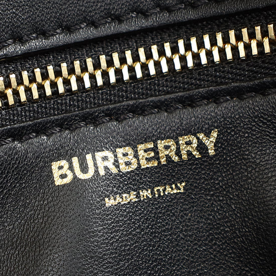 Burberry Black TB Logo Flap Small Bag-Burberry-THE CLOSET