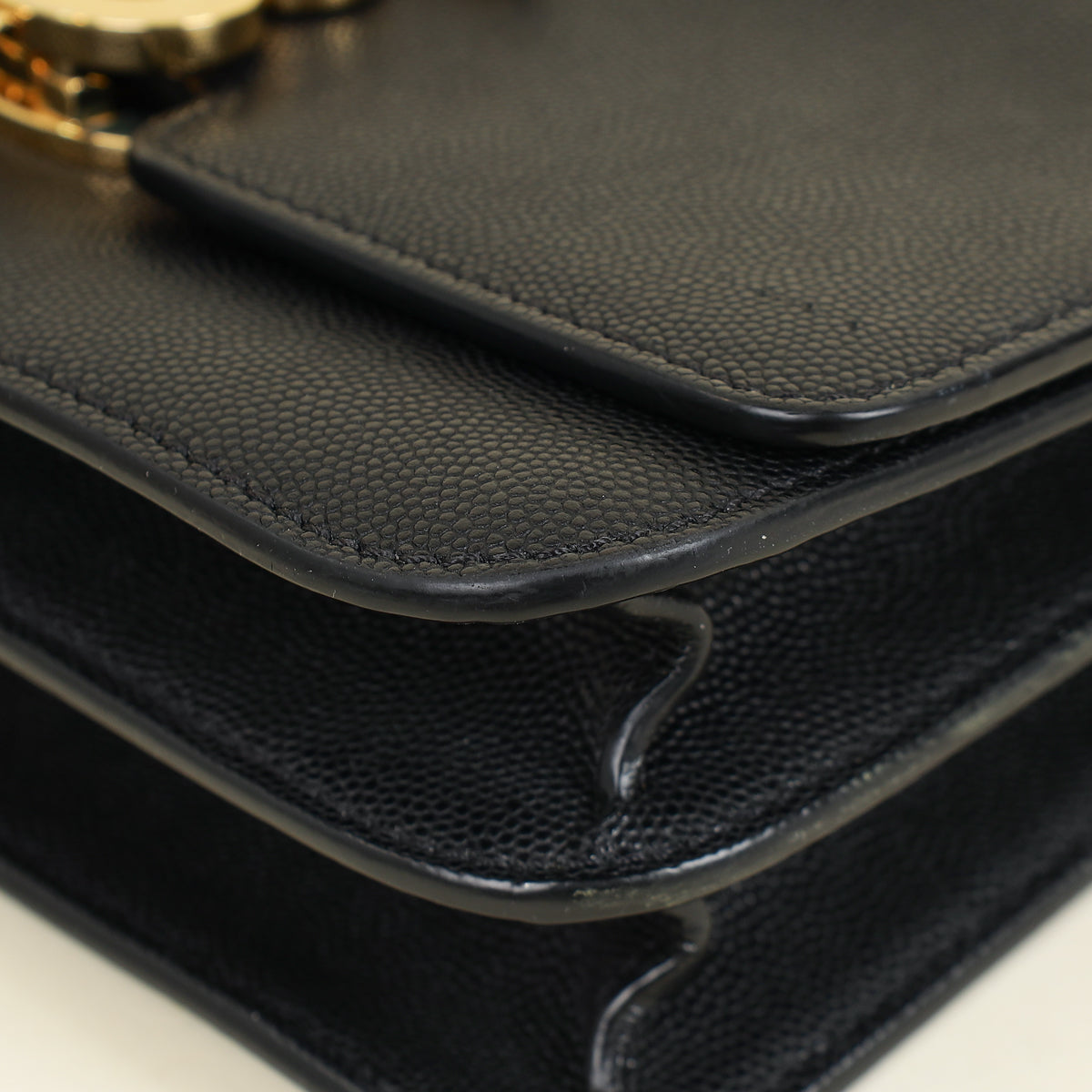 Burberry Black TB Logo Flap Small Bag-Burberry-THE CLOSET