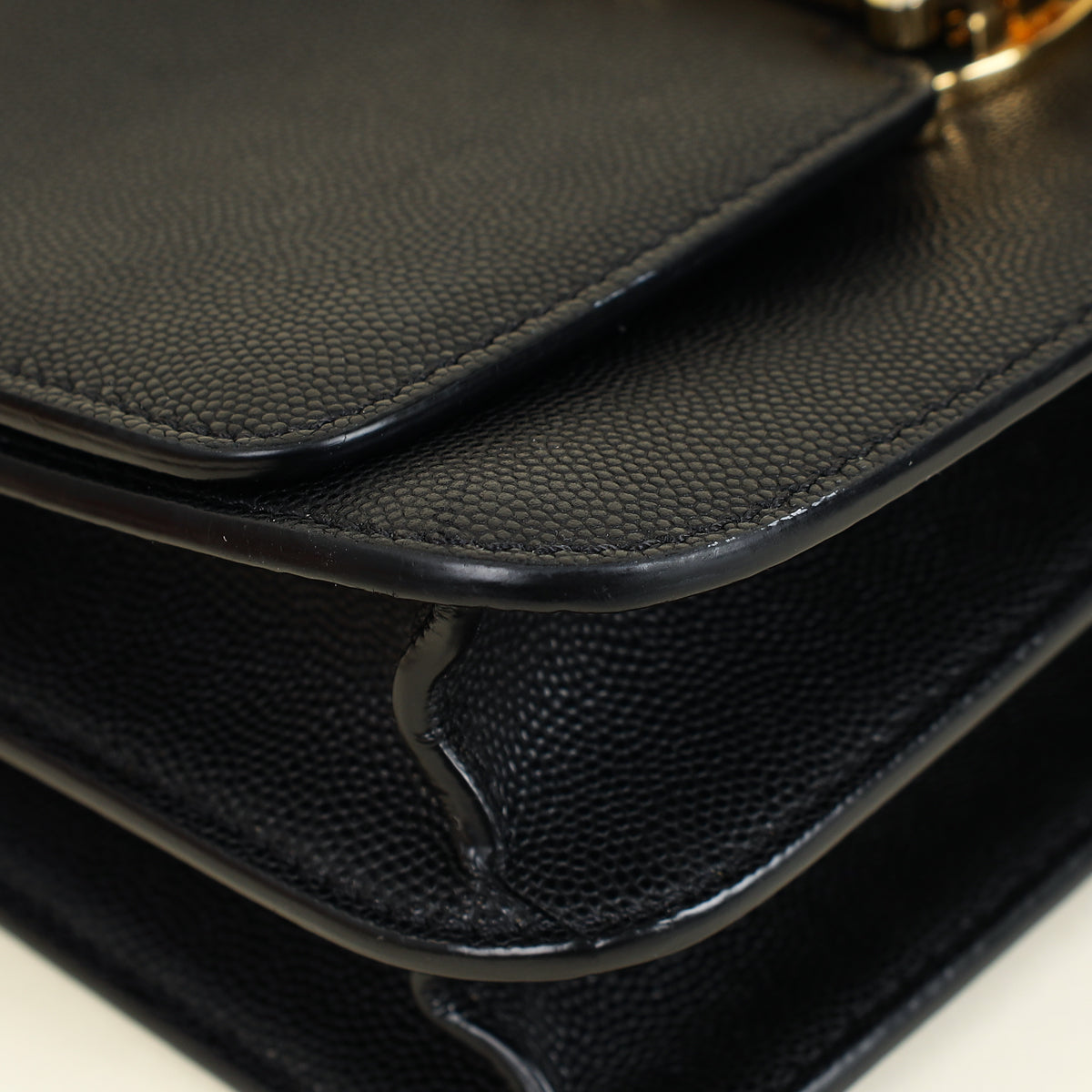 Burberry Black TB Logo Flap Small Bag-Burberry-THE CLOSET