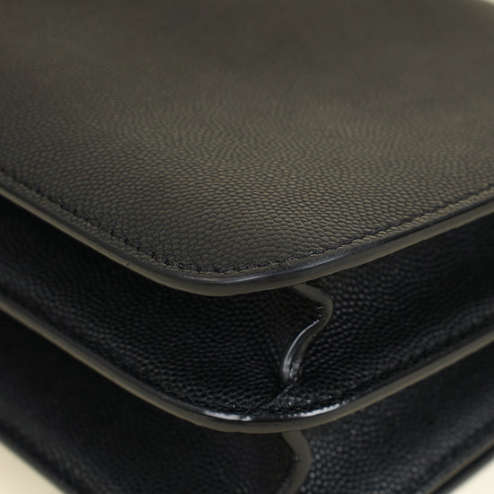 Burberry Black TB Logo Flap Small Bag-Burberry-THE CLOSET