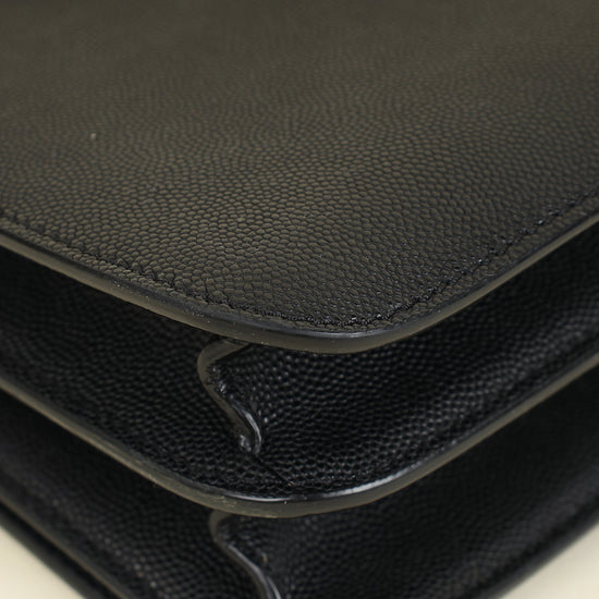 Burberry Black TB Logo Flap Small Bag-Burberry-THE CLOSET