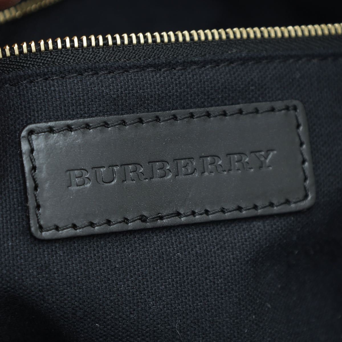 Burberry Housecheck Black Orchard Satchel Medium Bag