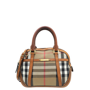 Burberry House Check Orchard Satchel Bag