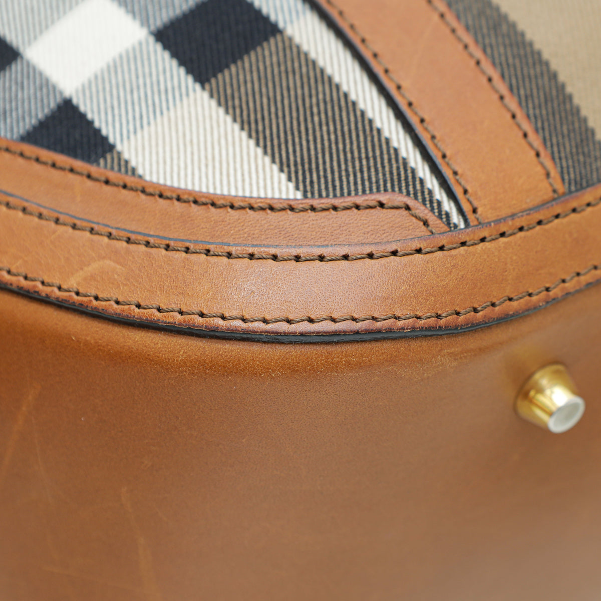 Burberry House Check Orchard Satchel Bag – THE CLOSET