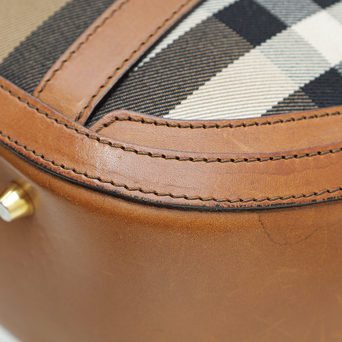 Burberry House Check Orchard Satchel Bag – THE CLOSET