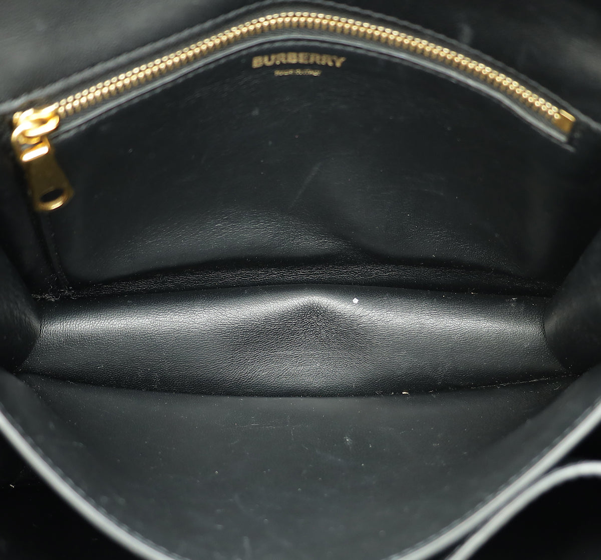Burberry Black TB Logo Small Flap Bag-Burberry-THE CLOSET