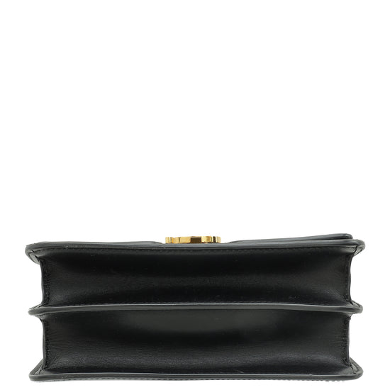 Burberry Black TB Logo Small Flap Bag-Burberry-THE CLOSET