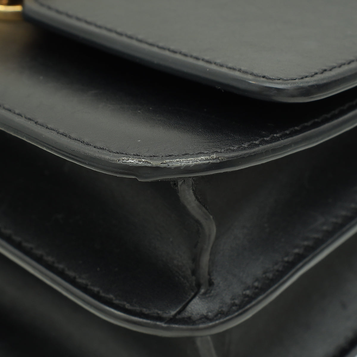 Burberry Black TB Logo Small Flap Bag-Burberry-THE CLOSET