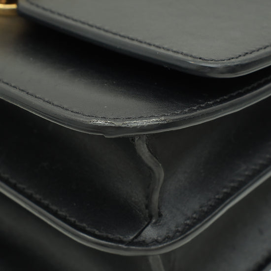 Burberry Black TB Logo Small Flap Bag-Burberry-THE CLOSET