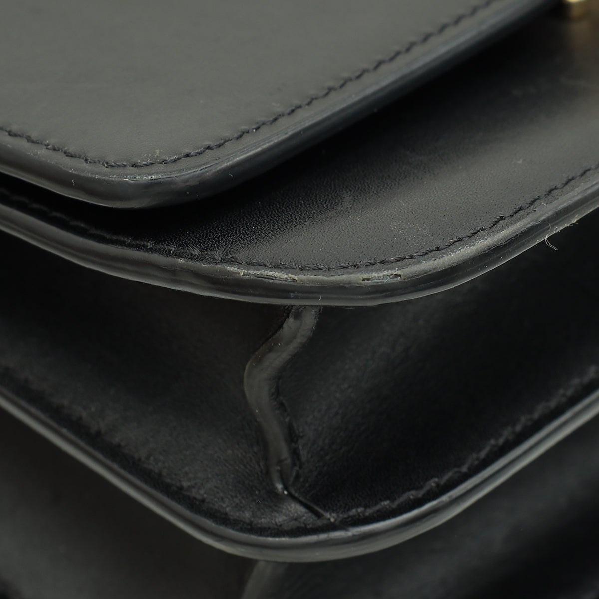 Burberry Black TB Logo Small Flap Bag-Burberry-THE CLOSET