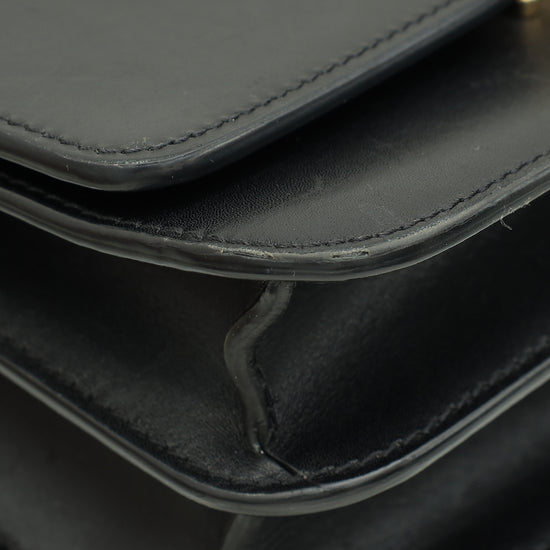 Burberry Black TB Logo Small Flap Bag-Burberry-THE CLOSET