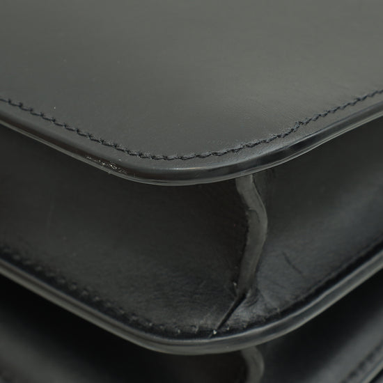 Burberry Black TB Logo Small Flap Bag-Burberry-THE CLOSET