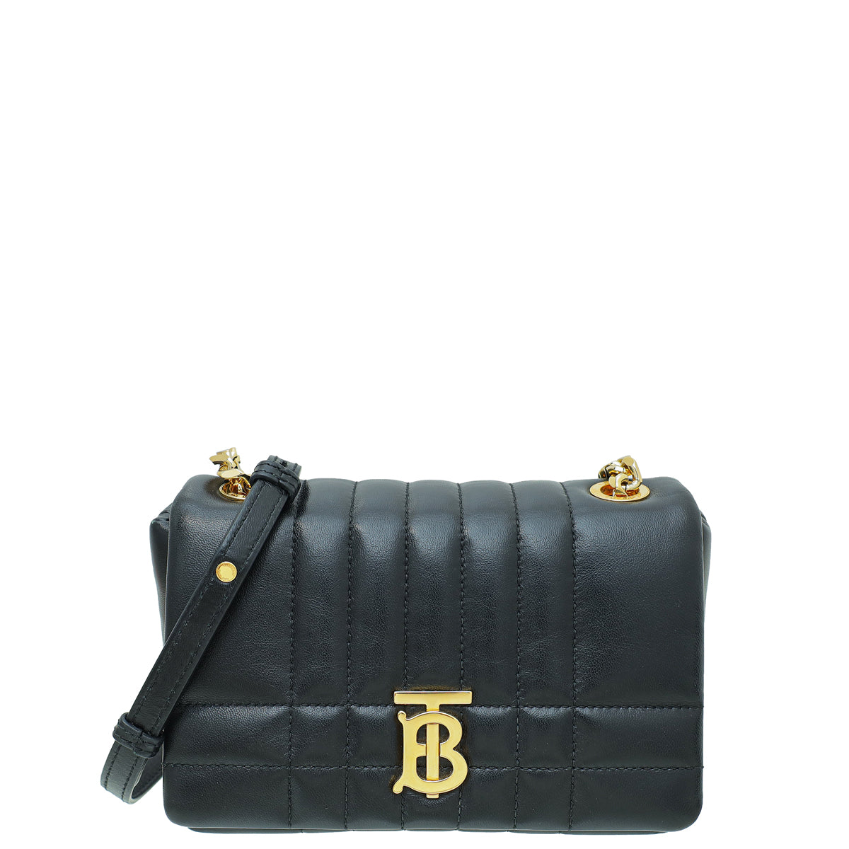 Burberry Black Lola Flap Chain Bag-Burberry-THE CLOSET