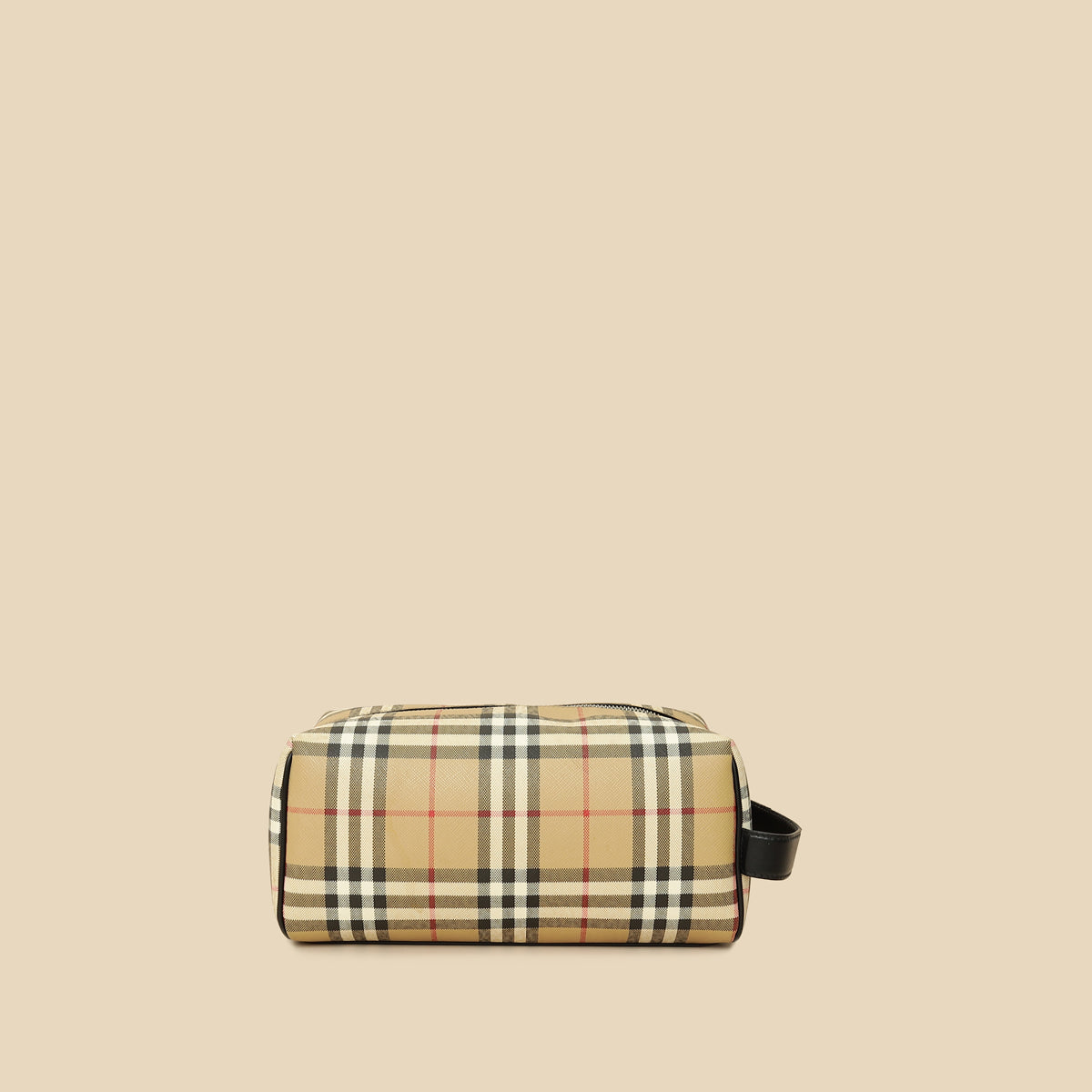 Burberry Beige Vintage Check Travel Pouch-Burberry-THE CLOSET