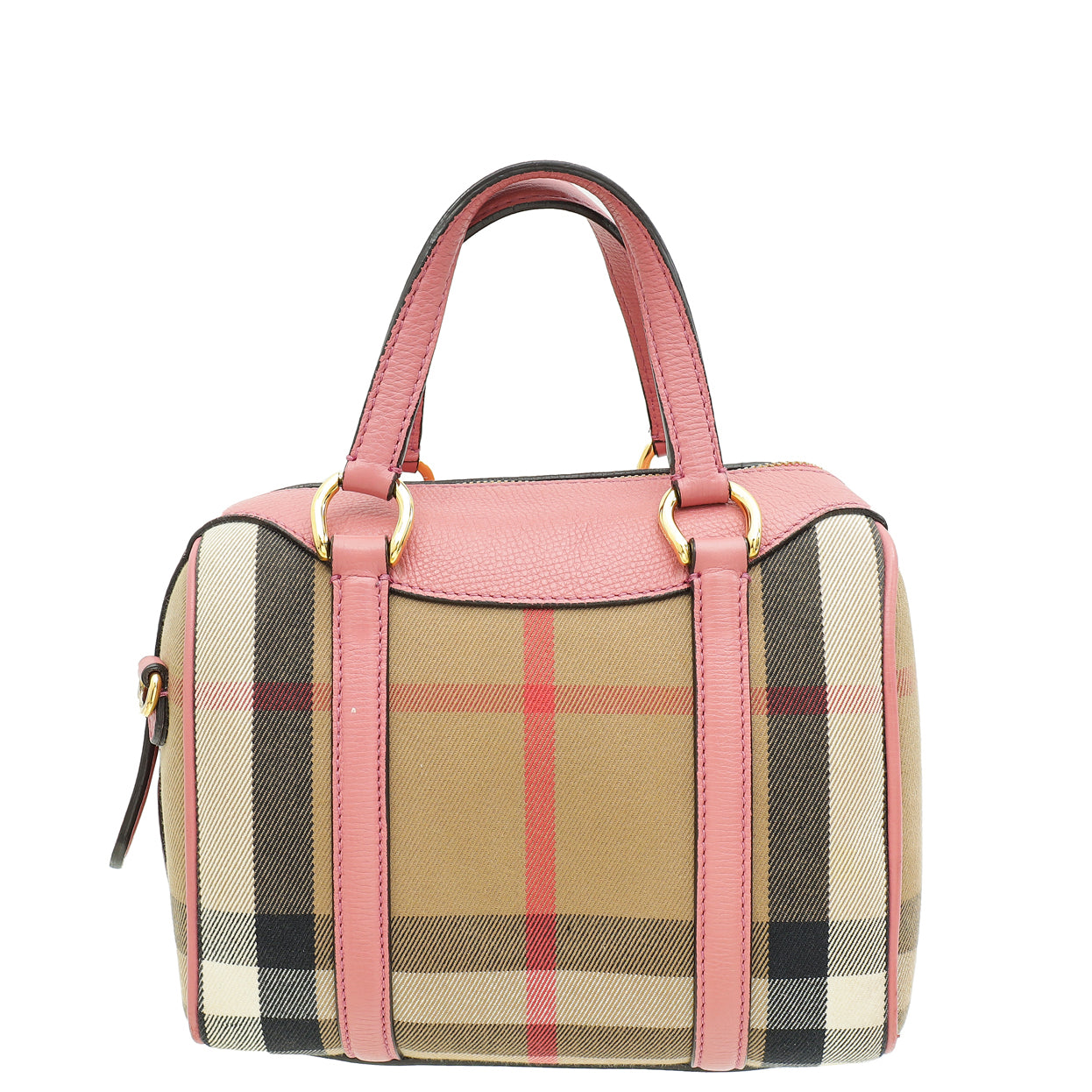 Burberry Bicolor House Check Small Convertible Alchester Bag-Burberry-THE CLOSET