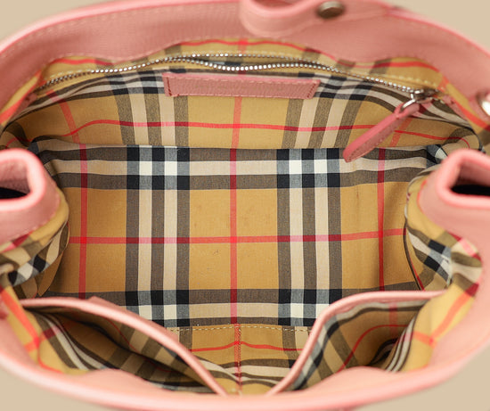 Burberry Dusty Rose Banner Small Tote Bag-Burberry-THE CLOSET