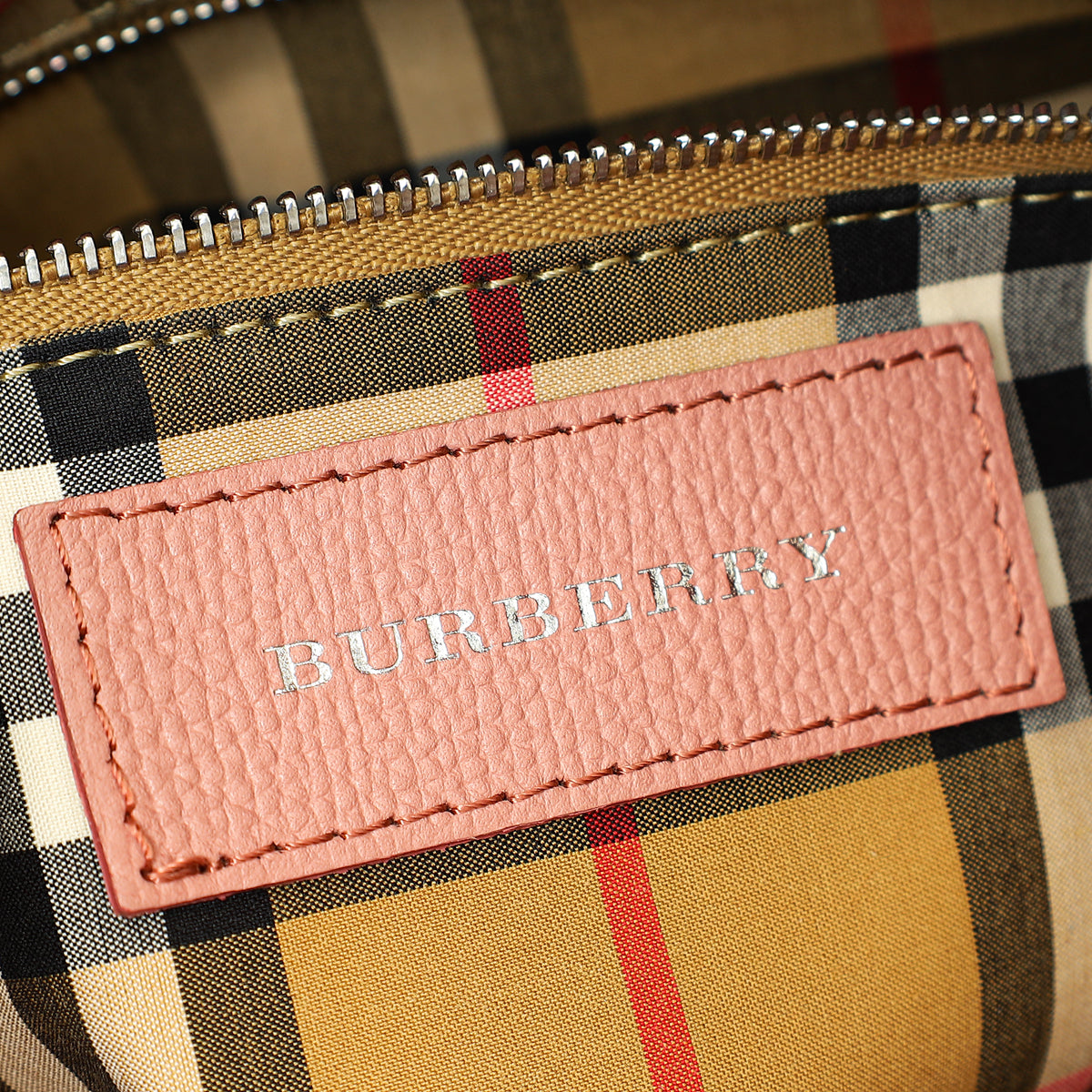 Burberry Dusty Rose Banner Small Tote Bag-Burberry-THE CLOSET