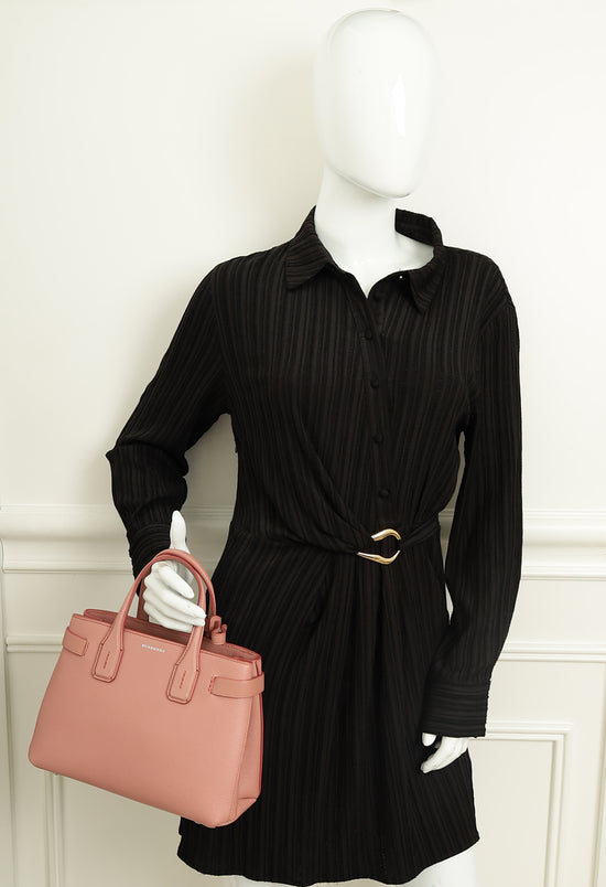 Burberry Dusty Rose Banner Small Tote Bag-Burberry-THE CLOSET