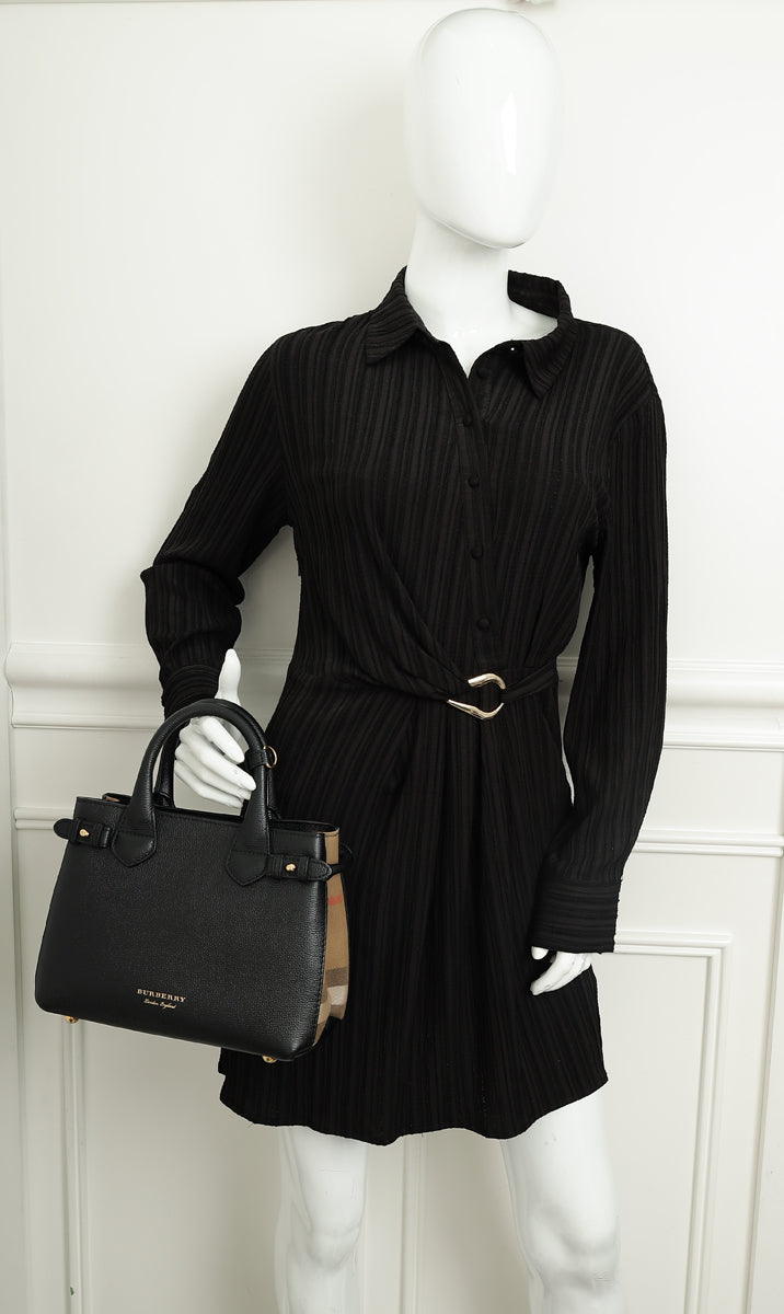 Burberry Bicolor Banner Tote Bag-Burberry-THE CLOSET