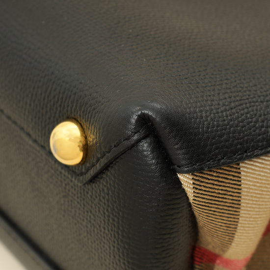 Burberry Bicolor Banner Tote Bag-Burberry-THE CLOSET