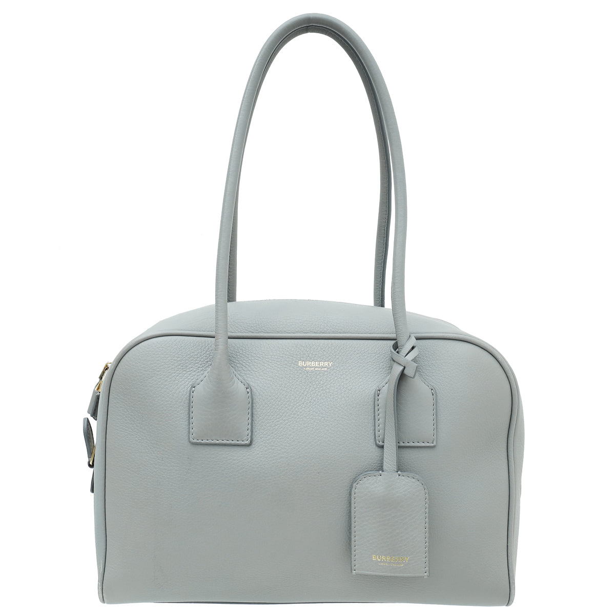 Burberry Bright Cloud Grey Half Cube Bag - Main Image