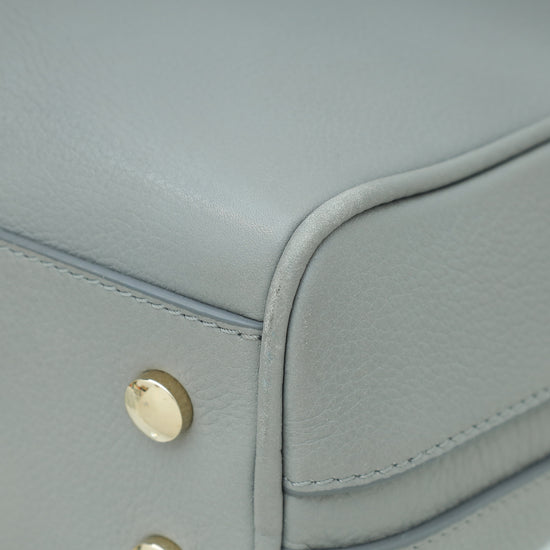 Burberry Bright Cloud Grey Half Cube Bag