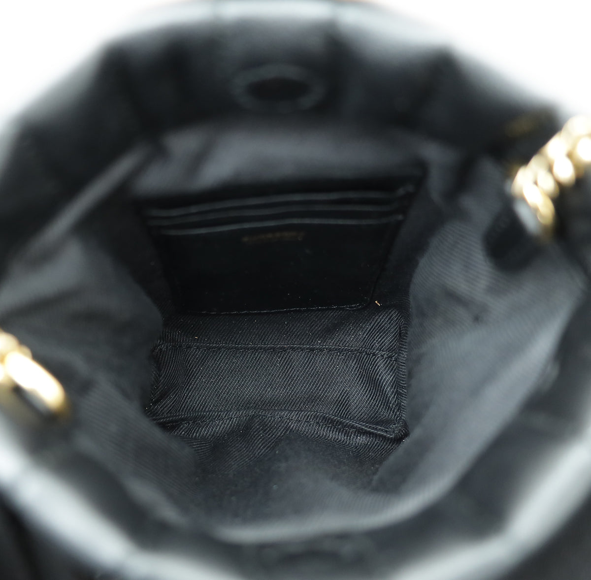 Burberry Black Micro Lola Bucket Chain Bag
