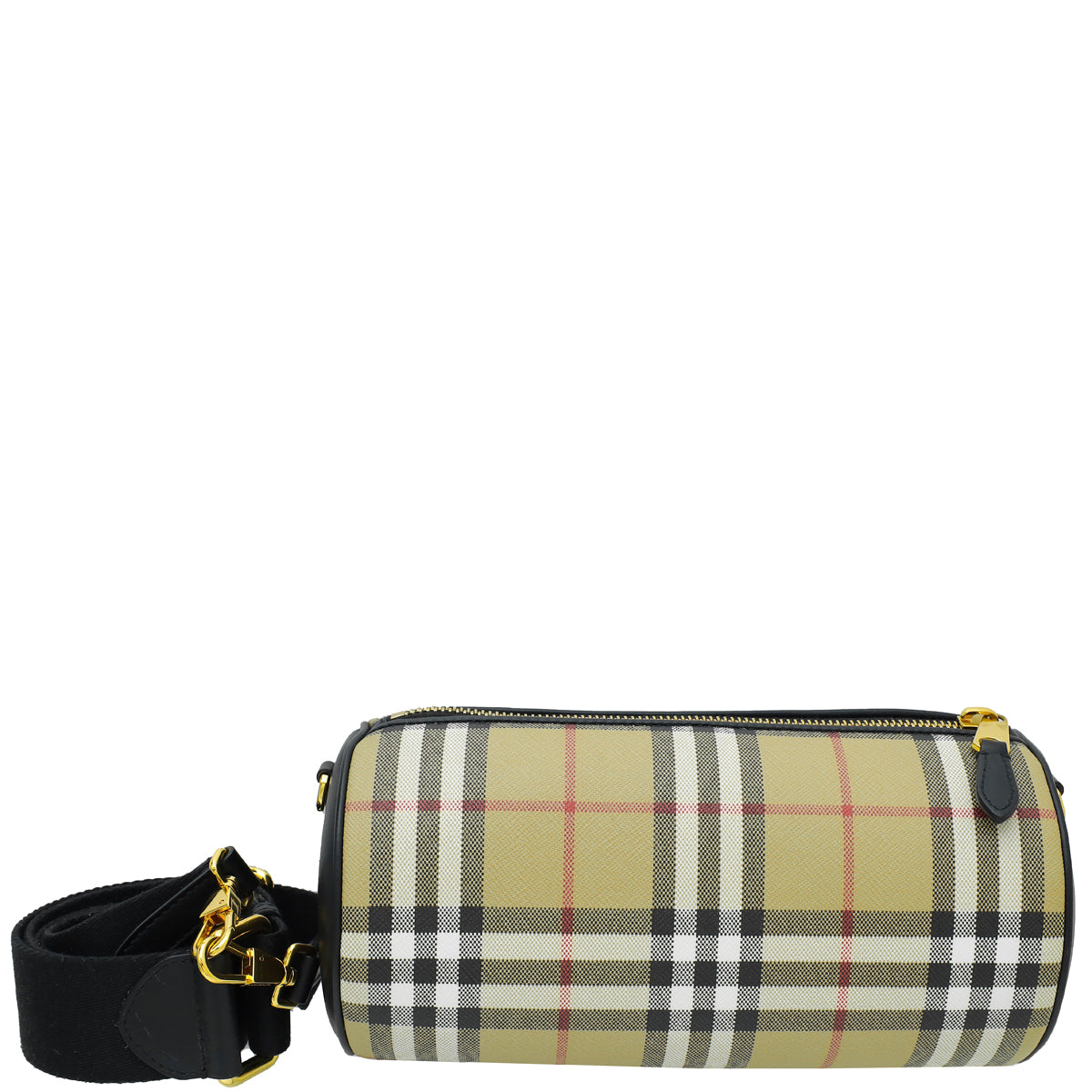 Burberry Multicolor Vintage Check Barrel Crossbody Bag-Burberry-THE CLOSET