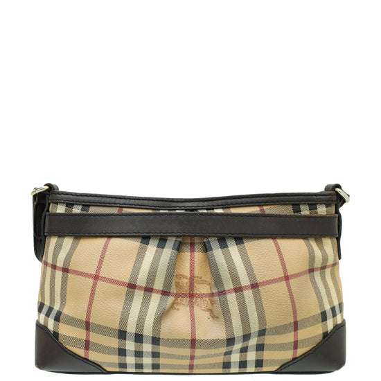 Burberry Bicolor Haymarket Check Smithfield Crossbody Bag