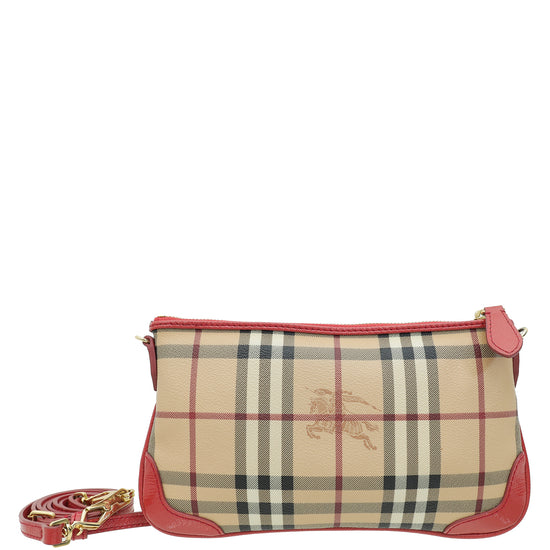 Burberry Multicolor Haymarket Crossbody Bag