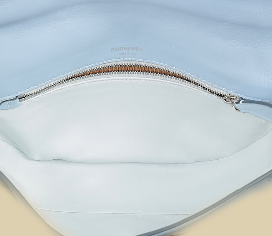 Burberry Pale Blue Soft Olympia Small Chain Bag-Burberry-THE CLOSET