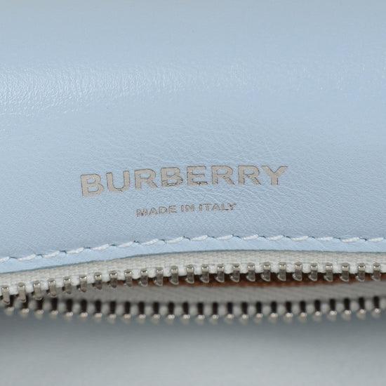 Burberry Pale Blue Soft Olympia Small Chain Bag-Burberry-THE CLOSET