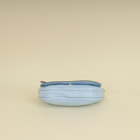 Burberry Pale Blue Soft Olympia Small Chain Bag-Burberry-THE CLOSET