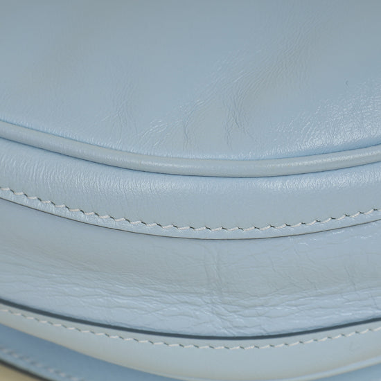 Burberry Pale Blue Soft Olympia Small Chain Bag-Burberry-THE CLOSET