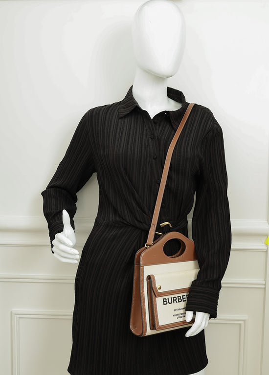 Burberry Bicolor Mini Pocket Bag-Burberry-THE CLOSET