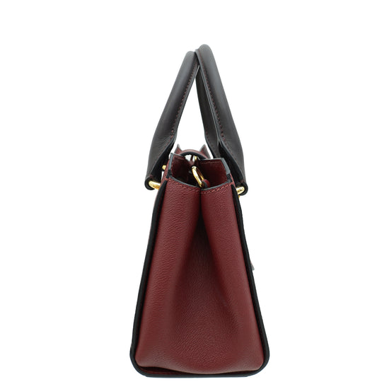 Burberry Bicolor Buckle Tote Small Bag