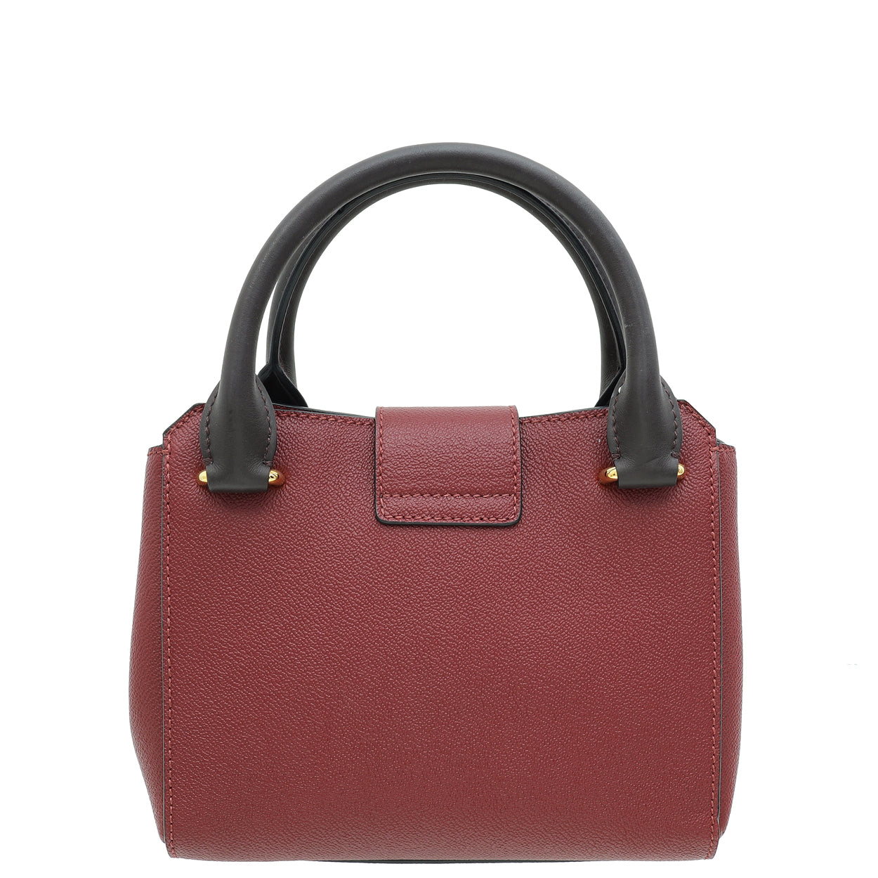 Burberry Bicolor Buckle Tote Small Bag-Burberry-THE CLOSET