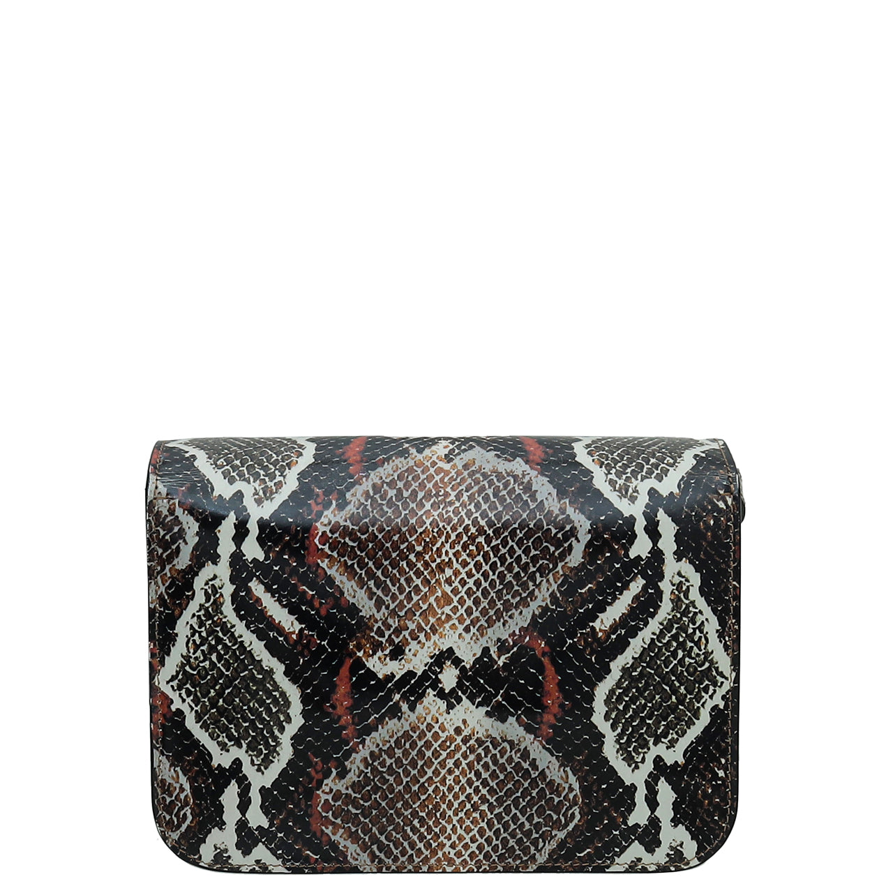 Burberry Multicolor Snakeskin Print TB Flap Small Bag-Burberry-THE CLOSET