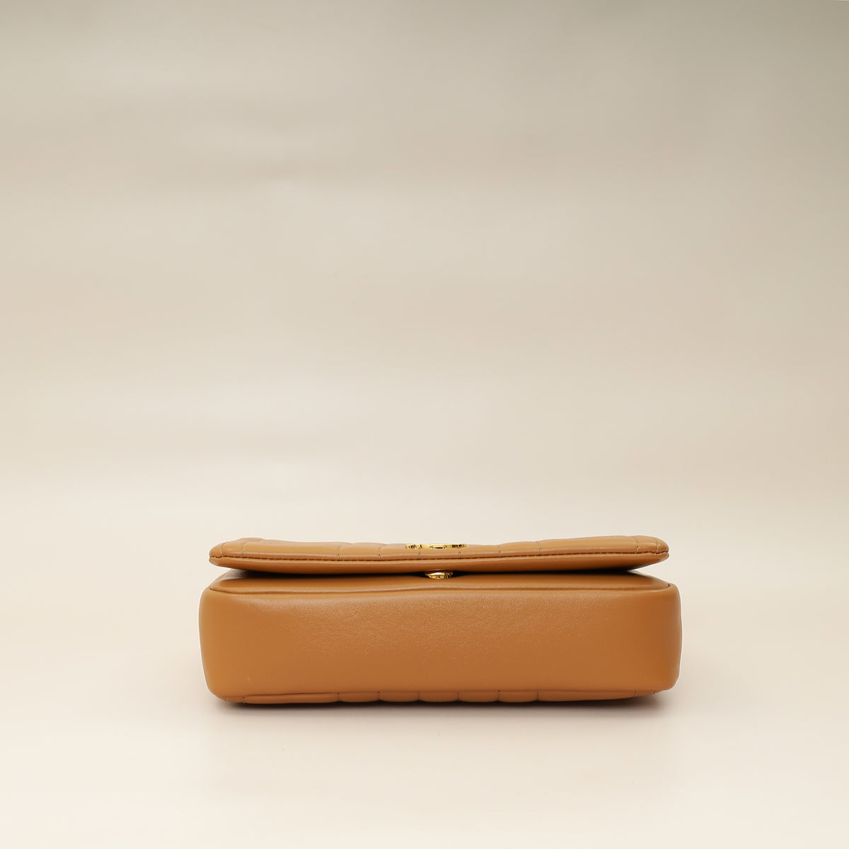 Burberry Caramel Lola Quilted Small Lola Chain Bag-Burberry-THE CLOSET