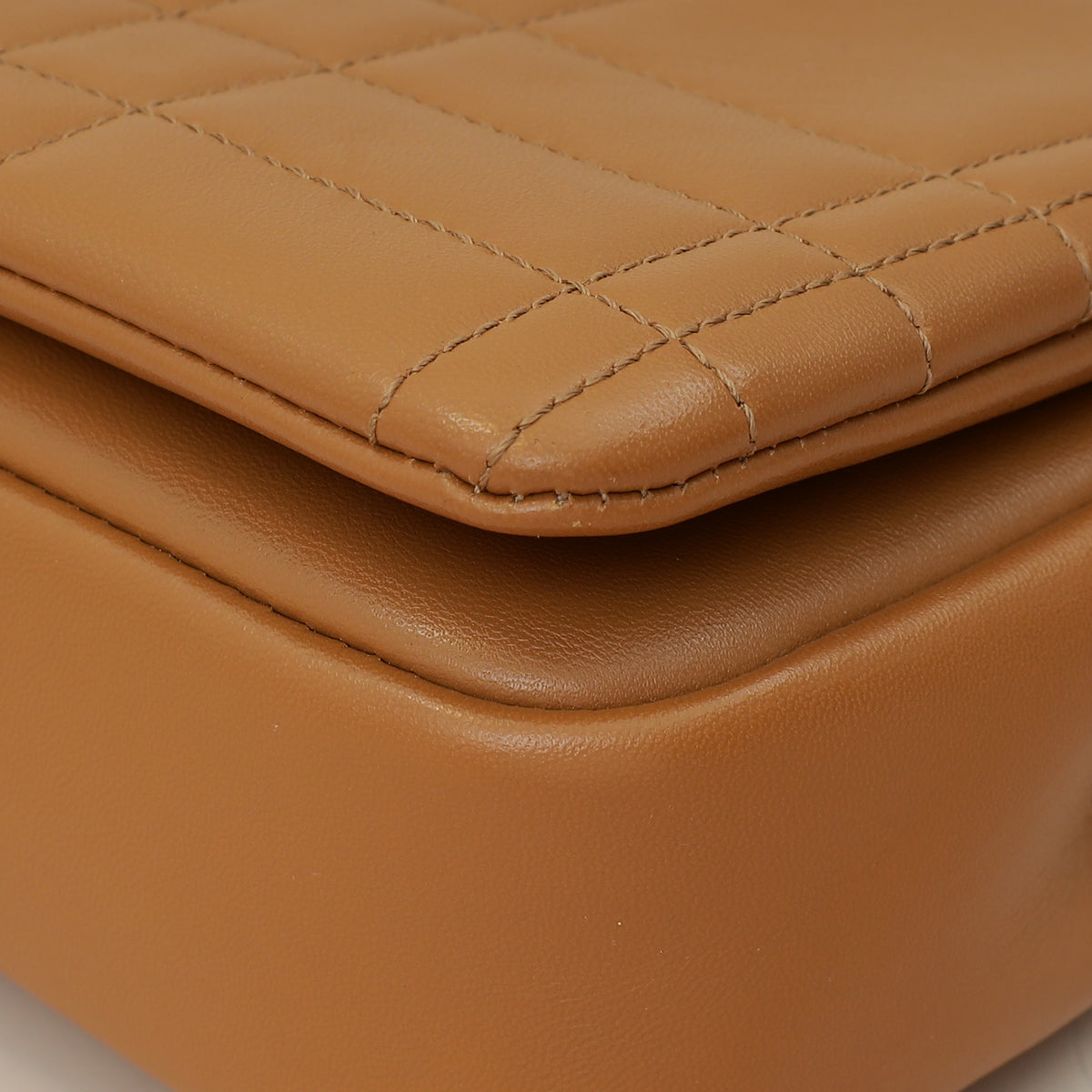 Burberry Caramel Lola Quilted Small Lola Chain Bag-Burberry-THE CLOSET